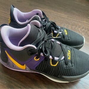 Gently used LeBron James Nike Basketball sneakers.